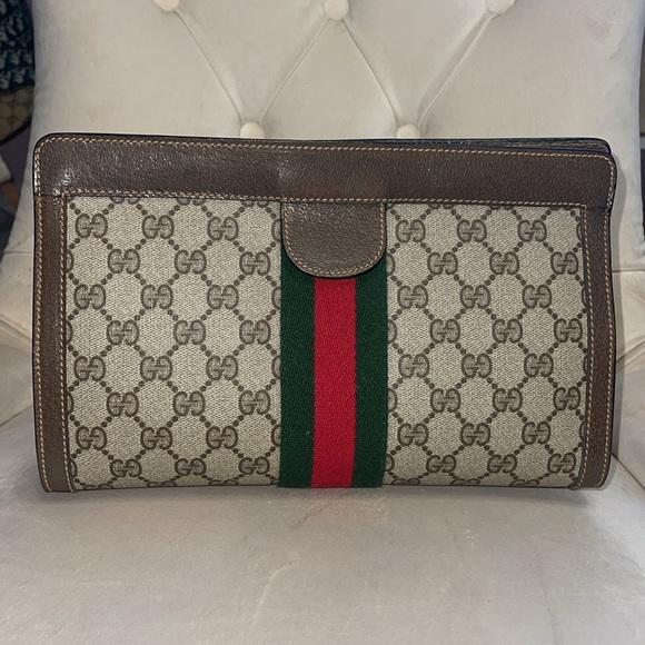 1980's Gorgeous Vintage Gucci Clutch π― authentic - Picture 4 of 9